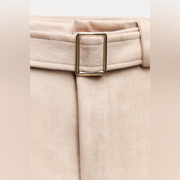 ZARA Suede Mini Skirt - Picture 5 of 12